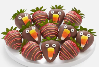 Turkey Day Dipped Berries